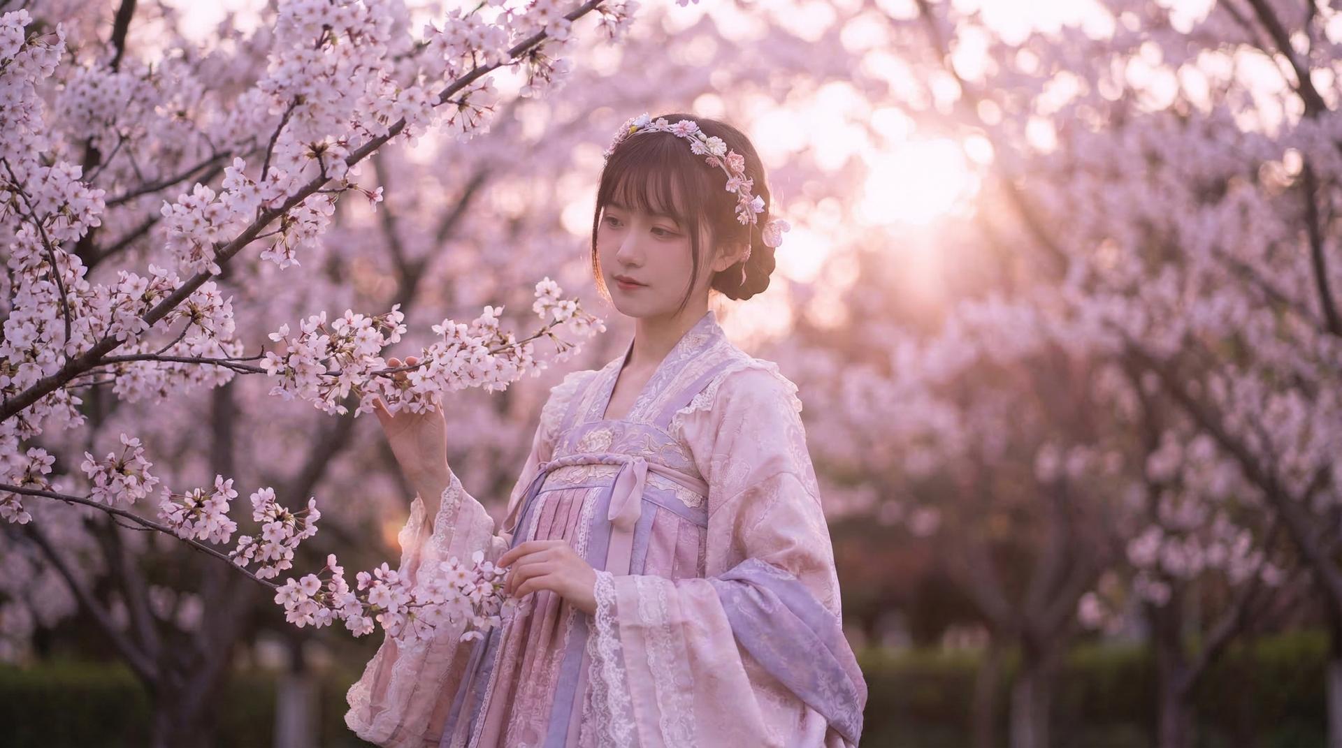 黑丝原创传媒 - 樱花季唯美写真